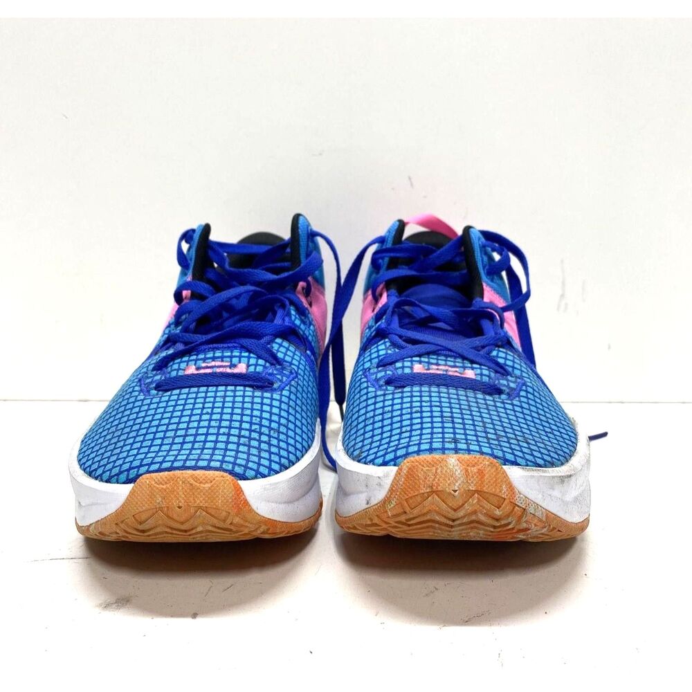 Nike LeBron Witness VII DM1123-400 Blue Pink Sneakers Men's Size 11.5